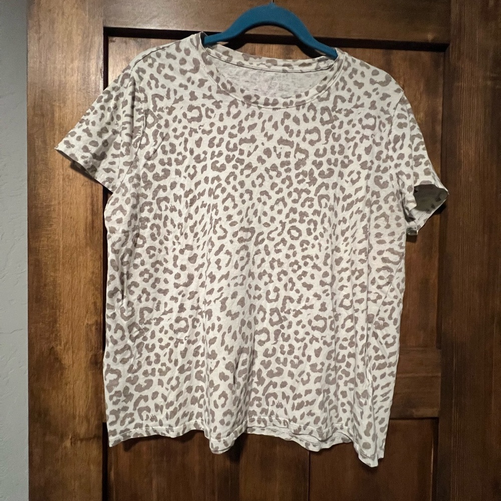 LUCKY BRAND cheetah t-shirt